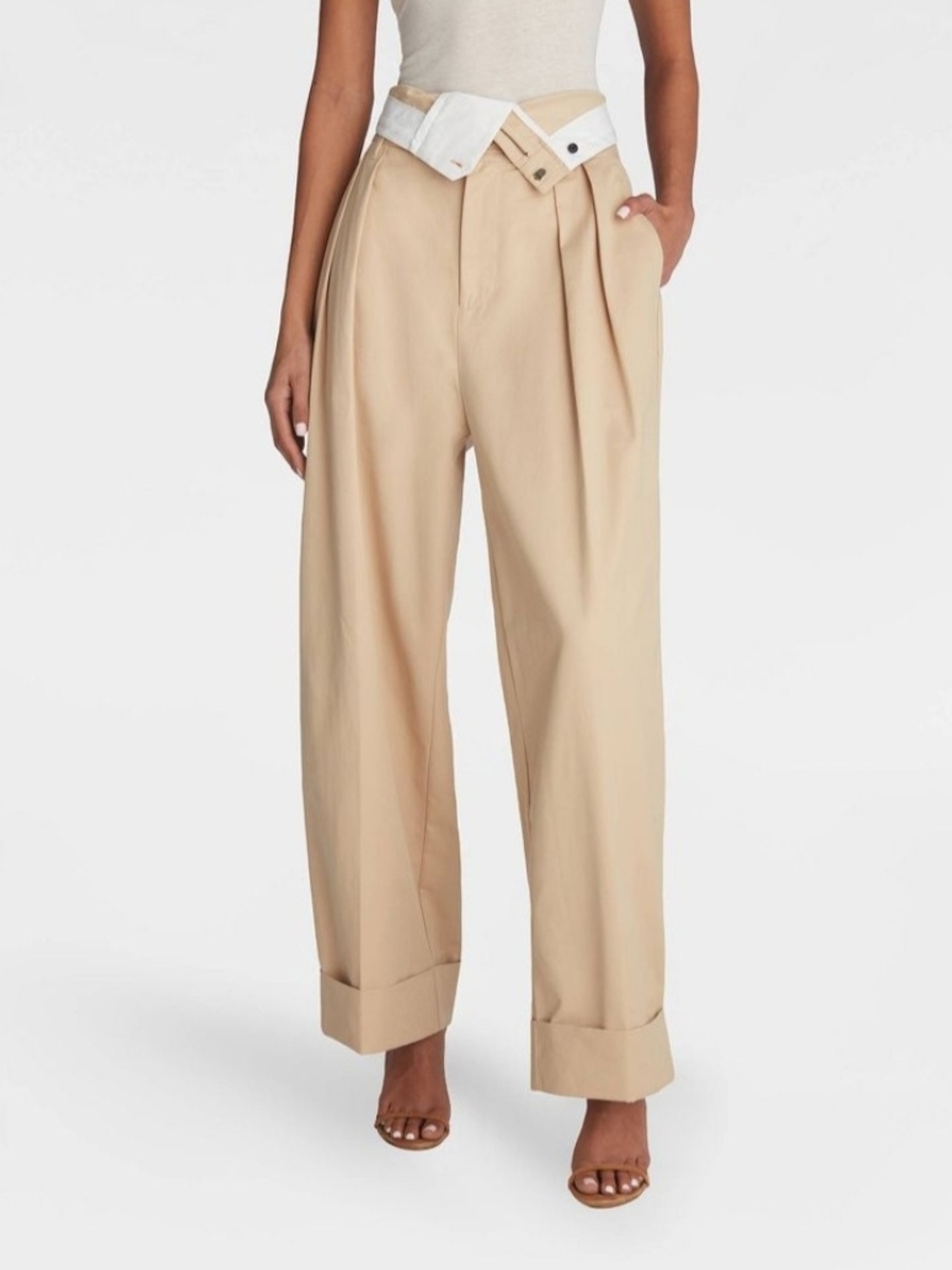 KBB by Kahlana Baggy Leg "The Waist Curtain Trouser"